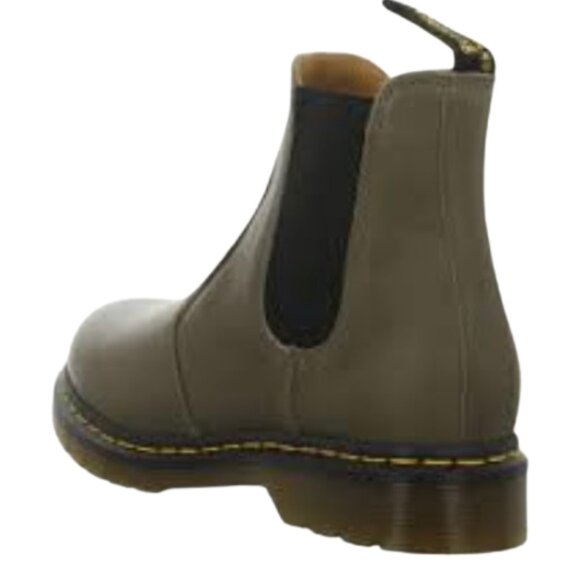 Dr. Martens Original Olive Chelsea Boots 2976 Yellow Stitching Leather, size 10 - Picture 11 of 13